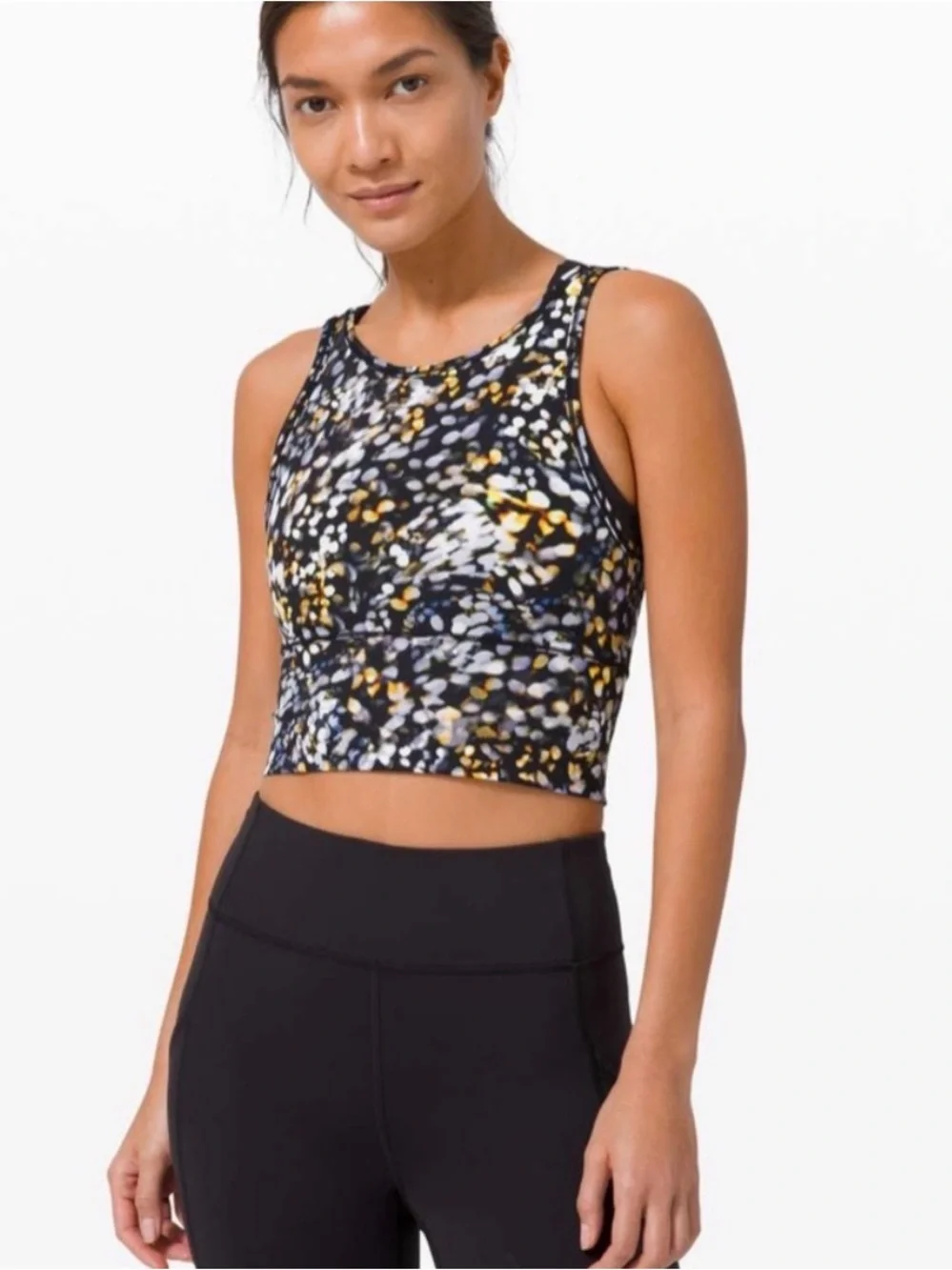Lululemon Power Pivot Tank Metropolis Glow Multi Sz 4